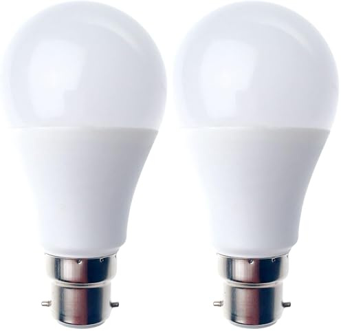 Velamp Ampoule LED SMD, standard A60, 9W / 806lm, culot B22 (France) (Lot de 2)