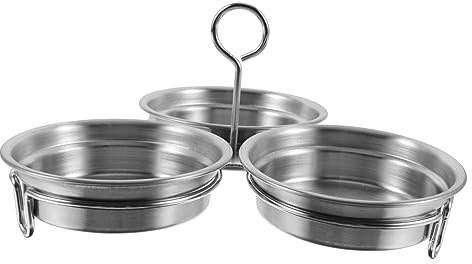CIYODO Molde para Hacer Huevos al Vapor Inoxidable Escalfador de Huevos Pincel de Aceite Cocina Práctica para 2 Piezas