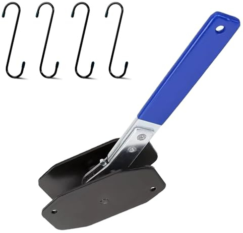 Bremssattel-Ratschen-Werkzeug 360 Grad mit 4 Bremsbelag Ersatzhaken Blau | Bremssattel Presswerkzeug Ratschen Bremsenrücksteller Ratsche Bremskolben für Autobremsenreparatur