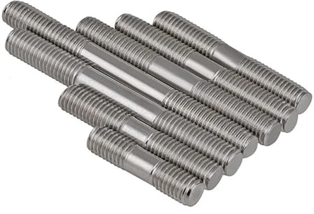 1 Stück Doppelgewindestange aus Edelstahl 316 A4 – Kopflose Stehbolzen for M6 M8 M10 M12 – Vielseitige Schrauben(M12x80)