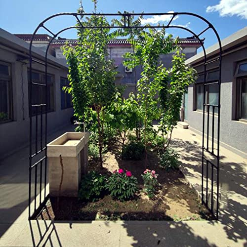 Extra Breit Metall Rosenbogen Rankgitter 120 320cm Gartenbogen Wetterbeständig Rahmen für Kletterpflanzen Stabile Unterstützung 40cm Tiefe (B320xH240cm)