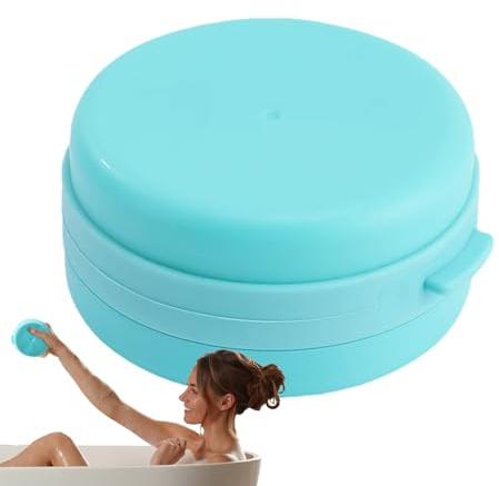 Esponja de baño de silicona, esponja limpiadora de ducha, limpiador de baño corporal, para mujeres, mamá, papá, esposa, marido, jóvenes, adolescentes, familia, amigos