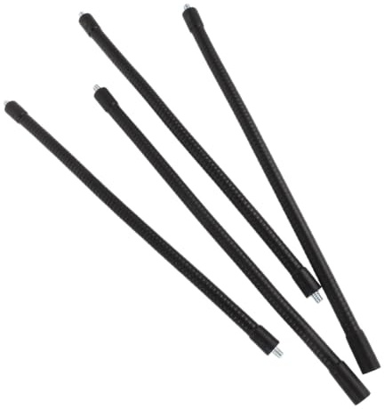 LAPYAPPE 4 St Flexibla Mikrofonförlängningsrör i Metall Manligt till Manligt Kvinnligt Gängat Stativarm för Mikrofon och Tripod Justerbar Gooseneck för Professionell Inspelning och