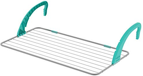 Colombo Balcony 10 Stendibiancheria, acciaio, Celeste, 10 metri