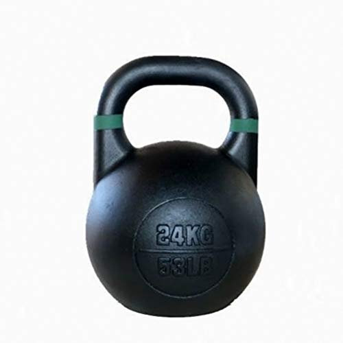 Kettlebells AGYH Schwarze Athletische, Krafttrainingsgeräte Für Den Heimgebrauch, 8 Kg, 12 Kg, 16 Kg, 20 Kg, 24 Kg (Size : 24kg/52.9lb)