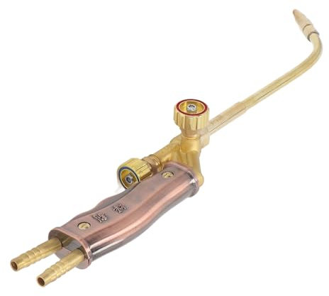 Torche de Soudage de Construction en Laiton avec Valve Réglable, Adaptée à l'oxygène et au Gaz Acétylène, capacité de Coupe de 1 à 6mm