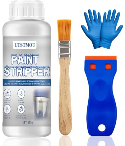 Decapante 150g, Decapante de Pinturas, Decapante De Pintura Para Metal | Removedor de Pintura, Adecuado para Metal, Cemento, Para Coches Maquinar, Elimina Pintura Vieja de Forma Rápida y Sencilla