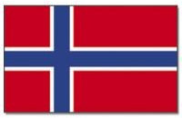 Stock-Flagge 30 x 45 : Norwegen