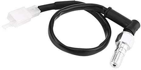 Qiilu Universal Interruptor de la luz de Freno de la Motocicleta presión Trasera Interruptor Hueco Hueco(M10*1MM)