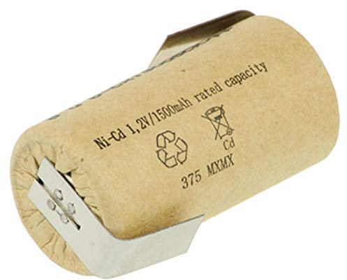 XXCell SUB-C - Pilas (10 unidades, 1500 mAh, 1,2 V, NICD con soldador Z)