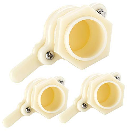 HunterBee 5 Stück honighahn abfüllanlage Honig Tor ventil，hahn Bienenzucht，honigtorventil Kunststoff Honig，ventil Bienenzucht Werkzeug，imkereiausrüstung zubehör