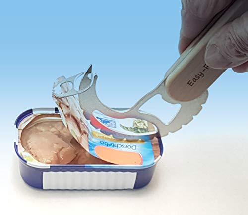 GLZ-Innovation GmbH | Easy-RingPul Zugring Dosenöffner | Öffnet Ringpull-Dosen mühelos per Hebelbewegung | Aus rostfreiem Edelstahl | Langlebig & zuverlässig für Ihren Küchenalltag | Kein Kraftaufwand