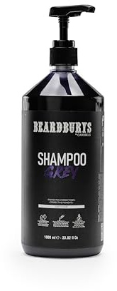 Beardburys Grey Shampoo | Champú Matizador para Cabellos Grises, Blancos o Rubios, Elimina Tonos Amarillentos, Cabello Brillante, Apto para Cabello Teñido y Decolorado Color Violeta