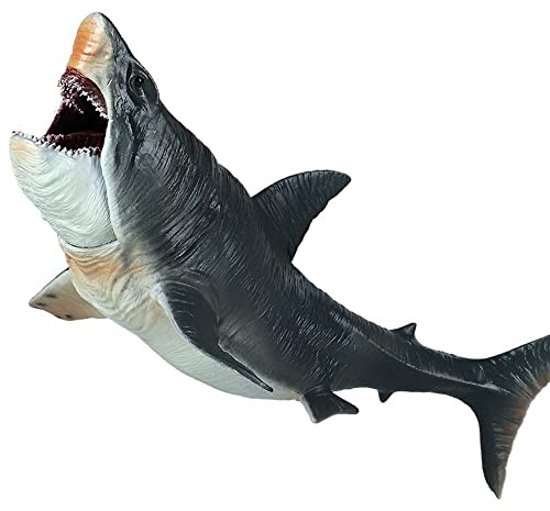 TOGHPUW GroßE Hai Dinosaurier Figuren Gross Dinosaurier Figuren Hai Modell Spielzeug Meerestiere Spielzeug (Great White Shark)