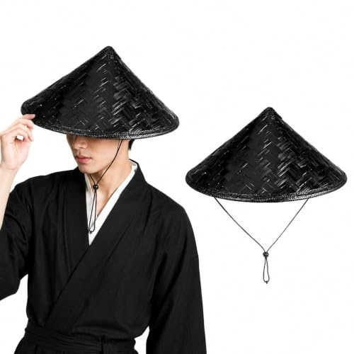 Beavorty Rishatt bondehatt 1 st handgjord Japan samurai cosplay scenframträdande kinesisk kon