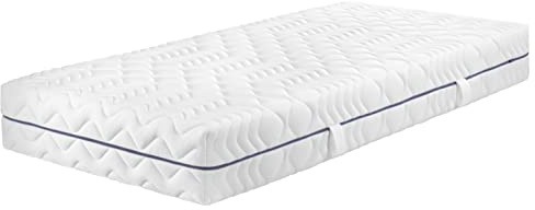 Badenia Trendline BT1000 7-zoner 1 000 dunficka fjädermadrass, stiftung Warentest testbetyg GUT utgåva 10/2021, hårdhet 4 (H4 – fast), 80 x 200 cm, Öko-Tex certifierad