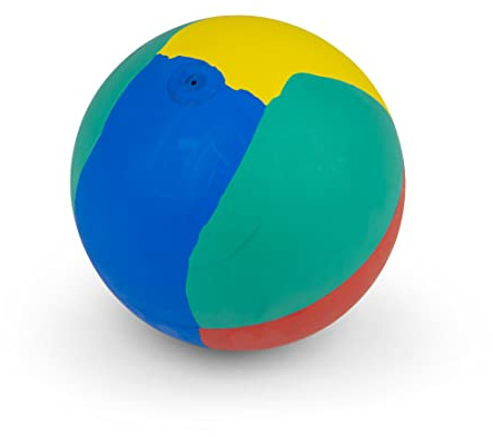 WV Gymnastikball Klein - 19 cm - Spiele Für Sehbehinderte - Glockenball - Gummiball Klein - Rehabilitation - Kleiner Gymnastikball - Ball - Bunt