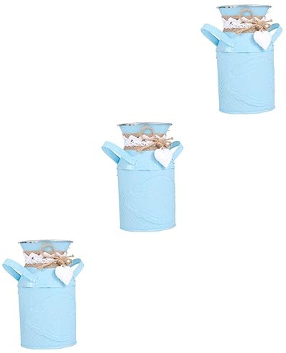 Didiseaon 3pcs Desktop Ornament Chic Flowerpot Home Decor Table Adornment Planter Decoration for Desk Succulents Plants
