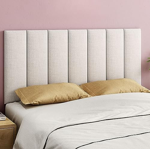 NEPHRA 3D Wall Panels Wandkissen Zum Aufhängen, Wandpaneele Selbstklebend Gepolstert, Wandpolster Selbstklebend für Kinderzimmer Kopfteil Bett 120 150 160 180 200cm (Farbe : B, Größe : 200cm)