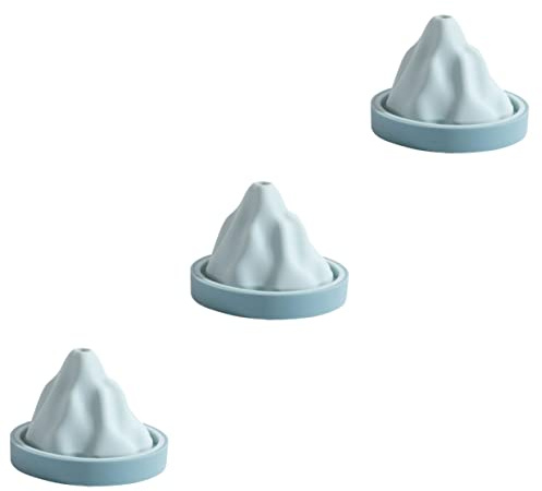 Abaodam 3 Pièces Bac à Glaçons En Silicone Moules Glace En Silicone Moule à Dessert Cuisson Bac à Glace Pilée Bonbon Machine à Glaçons Ronde Bonbons Truquer Antiadhésif Gel De Silice