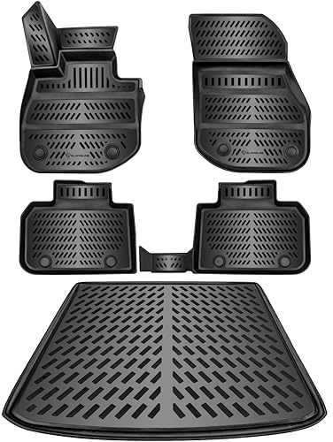 ELMASLINE 3D Gummimatten & Kofferraumwanne für BMW iX2 2023-2026 | U10 | Zubehör Kofferraummatte