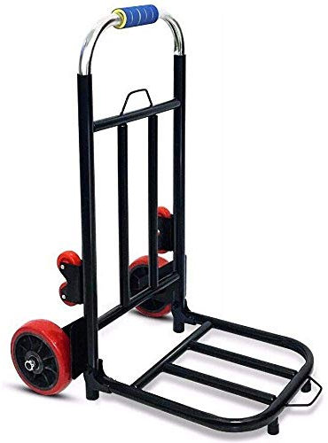 Multifunktions-Einkaufswagen auf Rädern aus Edelstahl mit pannensicheren PVC-Rädern und 100 kg Tragkraft, Einkaufstrolley mit Sitz zur Verwendung auf Gartentrolleys und anderen kompatiblen Trolleys