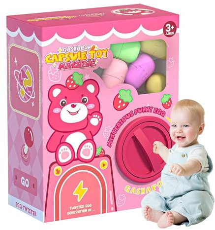 capsules Toys - Small Vending Machines, Collectible blind-box | Surprise Figures and Treats, Diiy Kits and Birthday Sets, Plush Kids Funny Egg Dispensers for Boys, Girls, Teens and toddler