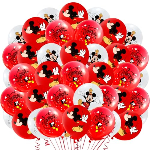 42 Pcs Topolino Palloncini, Topolino Palloncino, Palloncini Compleanno Topolino, Topolino Festa, Kit Compleanno Topolino, Mickey Palloncini, Mickey Festa, Palloncini Compleanno Mickey
