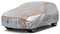 Funda Coche Antigranizo, Kayme Cubre Coches Exterior Impermeable Transpirable Antipolvo Anti-UV, Funda Repelente Cubierta para Coche con Tira Reflectante para SUV (460 a 490 cm) YL Gris