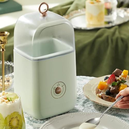 WaaYb Portable Yogurt Maker, Full-Automatic DIY Yogurt Tool, Multi Function Machine Mini Electric Yogurt Maker, Natto Rice Wine Fermenter for Yoghurt, Greek Yoghurt, Cheese