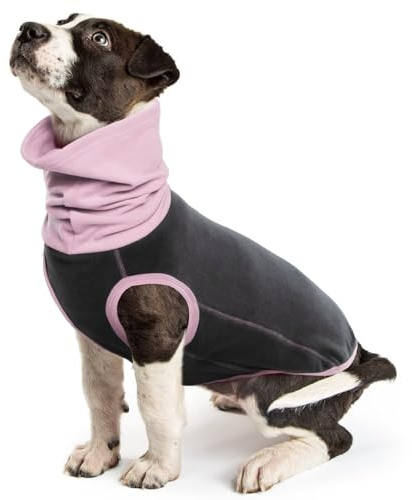 IECOii Pullover Sweatshirt Fleece Weste für Hunde, Turtleneck Sweater, Hundeshirt