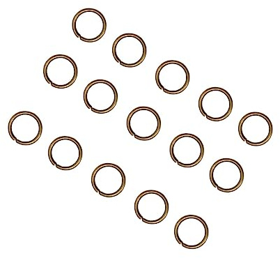 WEKAMOS 200 piezas Anillos Abiertos Acero Inoxidable para Joyería Bricolaje Llaveros Resistentes y Ligeros Múltiple