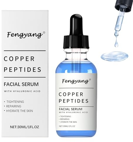 Fengyang® Copper Peptide Serum ansikte, anti-aging ansiktsserum damer | Förbättring av hudens elasticitet, för alla hudtyper
