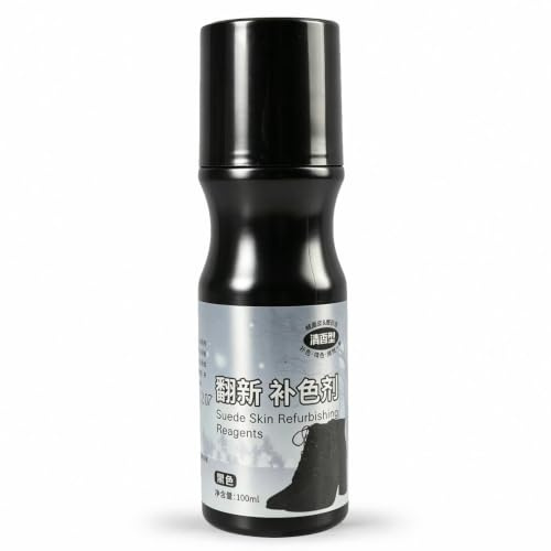 Sylalxeba Svart skokräm – flytande kräm med svampapplikator – lädervård – vattenbaserad formula – halvtäckande finish – 100 ml – för släta läderskor och sneakers