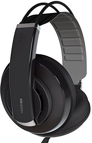 Superlux Studio Headphones HD681EVO - Professional DJ Recording - Black