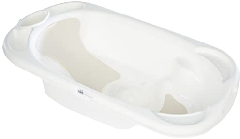 Baby Bagno Badewanne: Ergonomisch & Sicher für Babys von 0-12 Monaten – Mit 2 Sitzpositionen, Abfluss & Rutschschutz – Phthalatfrei