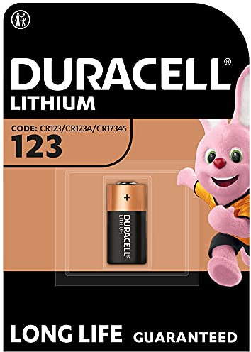 Duracell DUR123106 - Batería de Litio (3 V, CR123A)