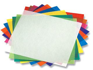 MarpaJansen Faltblätter - Origmaipapier - Transparentpapier farbig - Sortiert - (10 x 10 cm, 500 Blatt, 42 g/m²) - bunt Sortiert