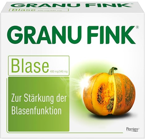 GRANU FINK Blase - Stärkung Blasenfunktion bei Blasenschwäche - 100 Kps. | Pflanzliche Kürbissamen-Kapseln mit Kürbissamenöl, unterstützt die Reduktion von Harndrang bei Männern & Frauen