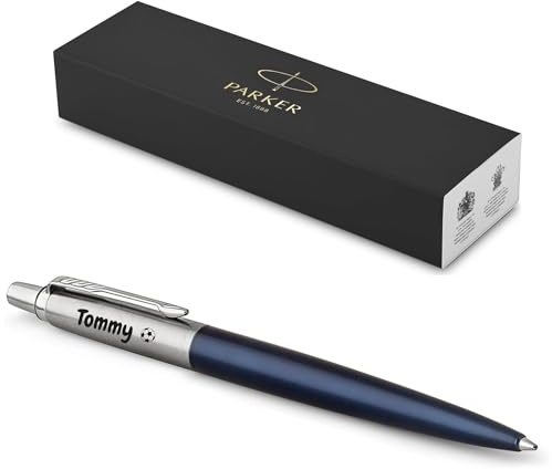 Parker- Exklusiver Kugelschreiber Modell JOTTER inkl. Gravur Lasergravur graviert neu CT 1953186 (Royal Blue)