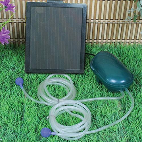PondXpert Solar Air Pump 200 With Battery Backup - Garden Pond Aerator