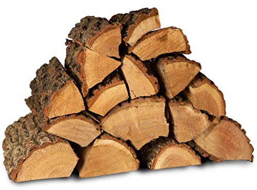 Logpile Oak Hardwood Fire Wood for Log Burners, 15kg | Sustainable British Kiln Dried Fire Logs | Ready to Burn, Long Burning & Quick Lighting, Smokeless, Firewood for Stoves, Fireplaces & Firepits