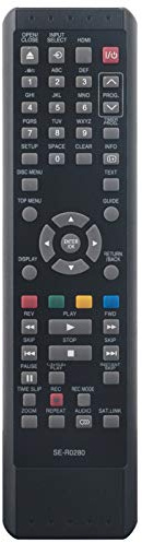 VINABTY SE-R0280 Replacement Remote Control Fit for Toshiba DVD VIDEO | RECORDER D-R17DTKB DR17DTKB