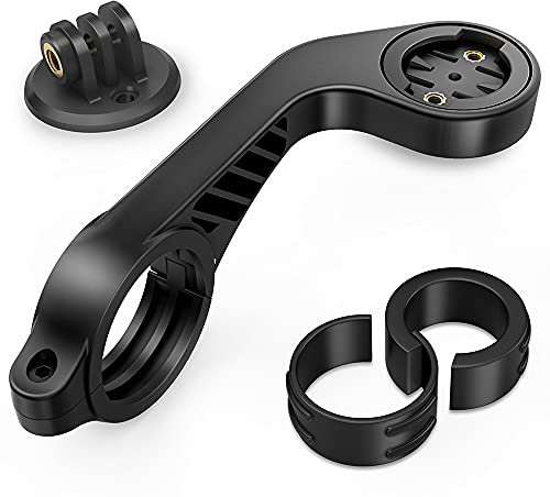 TUSITA Out Front Mount Compatible with Garmin Edge GPS Bike Computer, XOSS G/G+, iGPSPORT - Cycling Handlebar 25.4mm 31.8m