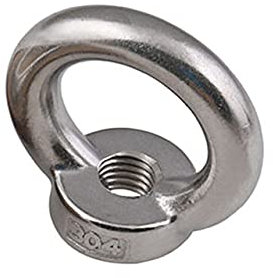 1St. 304 Edelstahl Marine Lifting Augenmutter Ringmutter M3 M4 M5 M6 M8 M10 M12 M14 M16 M18 M20 M24-M20, Rundschreiben