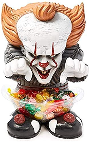 YIXIANGRENJIA Sculpture Gnome Decoration Garden Hand Painted Resin Statue Lndependent Station Creative Horror Movie Lovers Collection Decorative Candy Rack Lndoor & Outdoor Lawn Yard Art