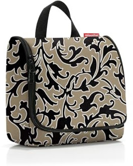 reisenthel toiletbag - praktischer Kulturbeutel mit Haken, wasserabweisendes Material, Couleur:baroque marble