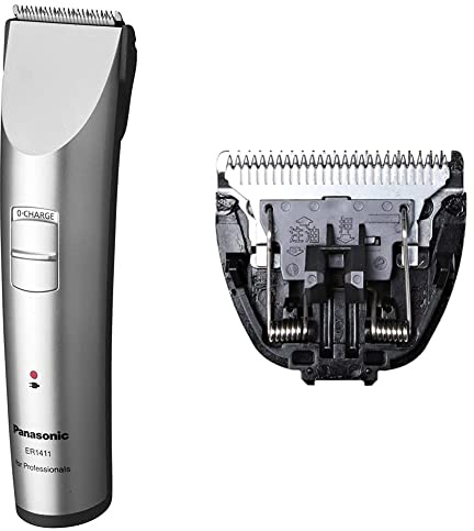 Panasonic Profi-Haarschneidemaschine ER-1411s, für Akku-und Netzbetrieb & Panasonic Ersatz-Scherkopf für ER-1410/ER-1411/146/148, Typ WER9713