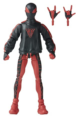 Marvel Hasbro Legends Series Miles Morales Spider-Man, Spider-Man Legends samlarobjekt 15 cm actionfigurer