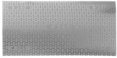 Diamant-Schleifpapier, Körnung 240, selbstklebendes Schleifpapier, Schleifwerkzeug für Metall, Keramik und Glas (200 x 100 mm)